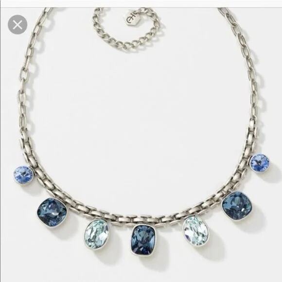 Touchstone Crystal Basket Weave Necklace - Picture 1 of 4